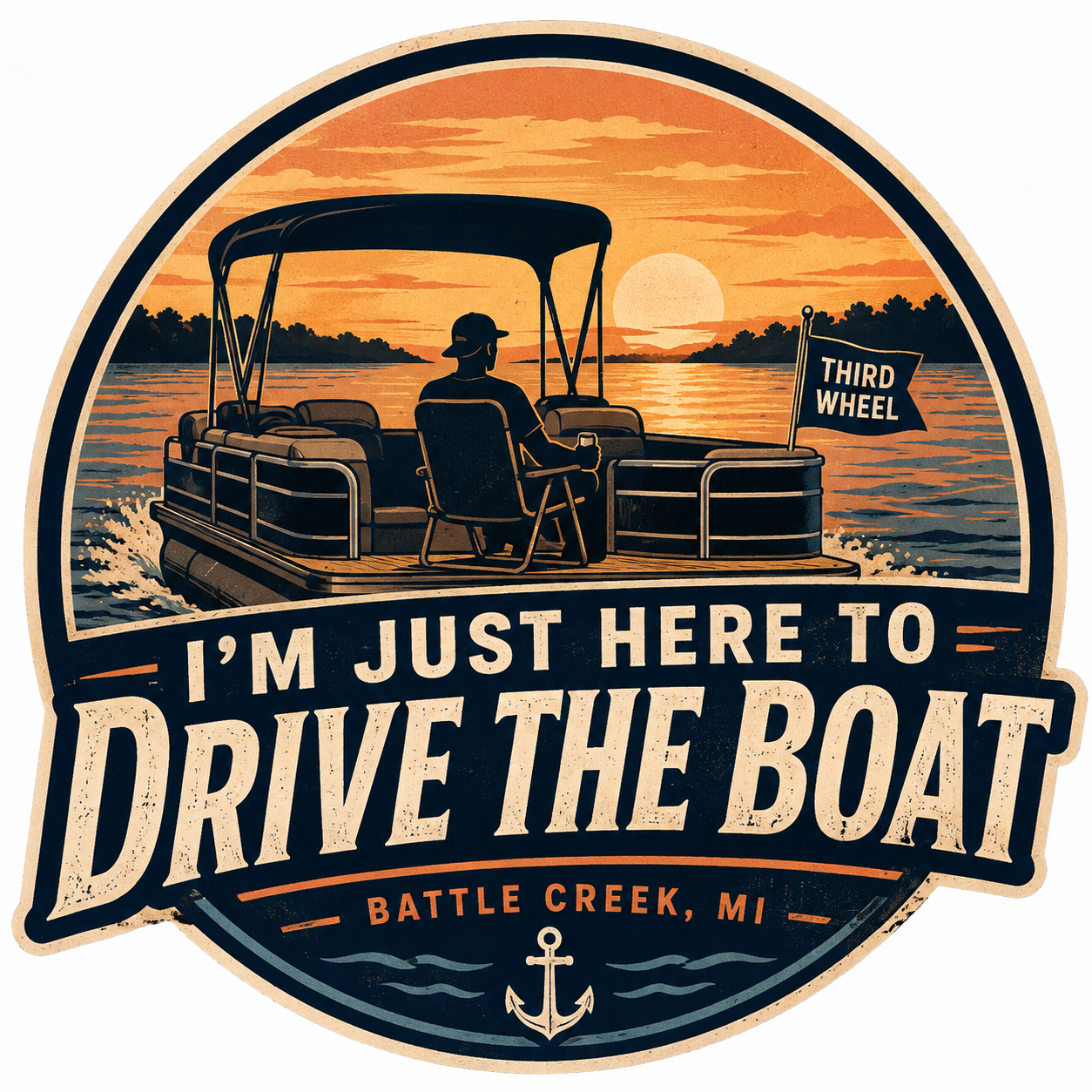 Boat DJ event artwork